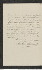 Nachlass Franz Steindachner, Brief von A. A. W. Hubrecht an Franz Steindachner (27.12.1876), Inv.Nr. 243.02, Seite 2